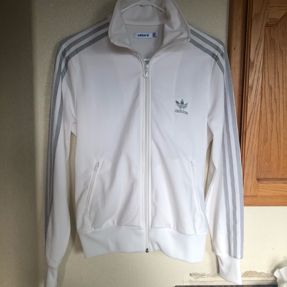 White Adidas Jacket